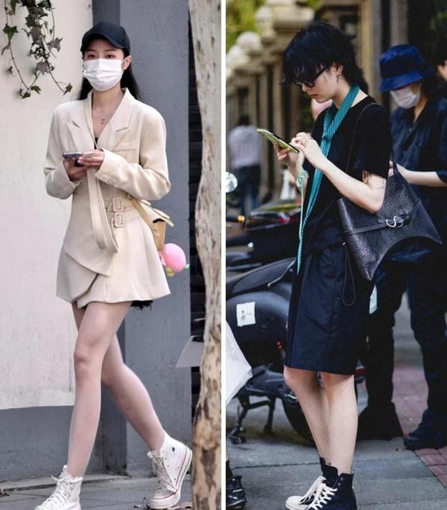 “裙子+运动鞋”时髦显高照着穿就对了千亿球友会首页今年火了一种穿法叫：